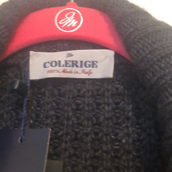 Men’s Black Shawl Collar Coleridge Sweater - Picture 5 of 8
